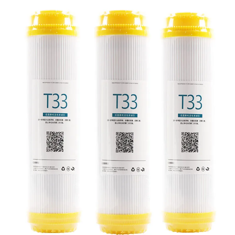 Универсальный УГЛЕРОДНЫЙ картридж YenvQee 10 дюймов Сменный фильтр для воды CTO