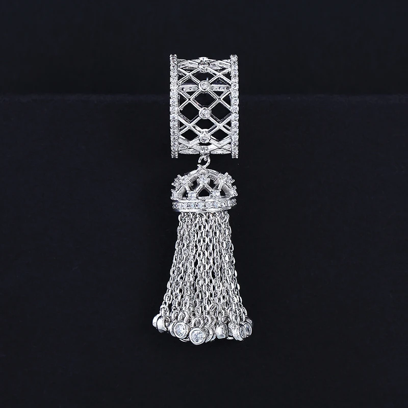 Модное Открытое кольцо с регулируемой кисточкой свадебное невесты полым