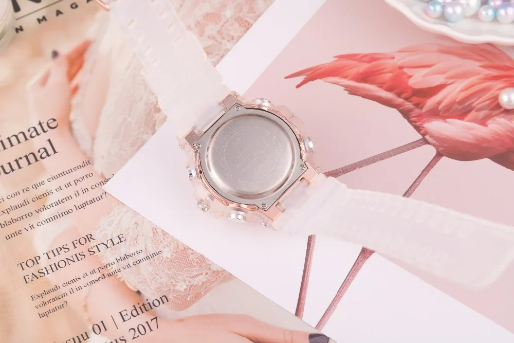 Reloj mujer модные светящиеся электронные часы с будильником большие спортивные часы женские цифровые часы женские студенческие часы zegarek pandora& A