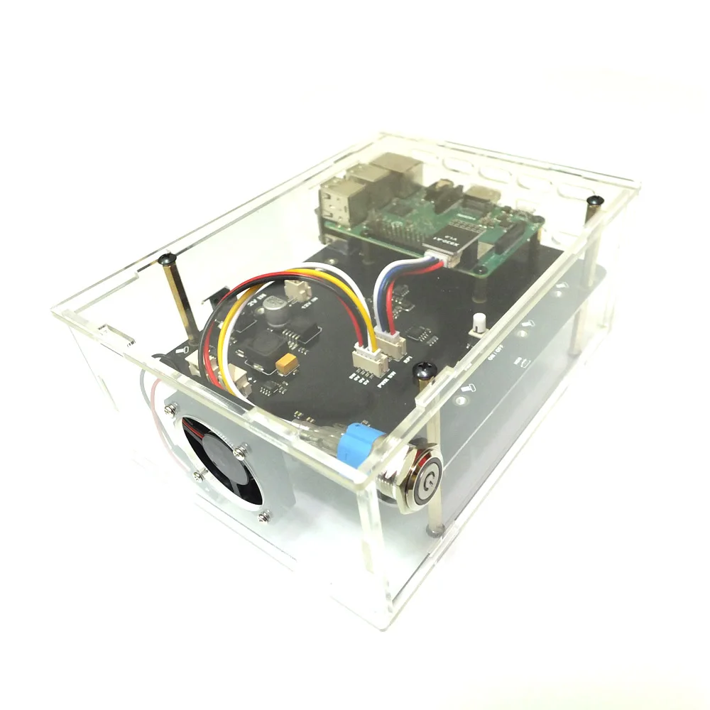 Плата расширения Raspberry Pi 2 3 B + Plus/3B X830 V2.0 HDD с функцией отключения Veilig 5 &quotSATA Opslag Module