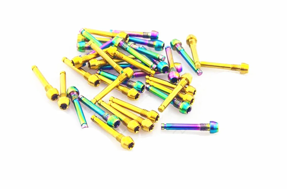 

Ti Bolt титановый масляный тормозной экран винты для avid / elxir / Gulie code / XT / HO маслотормозная накладка крепежные Ti-болты
