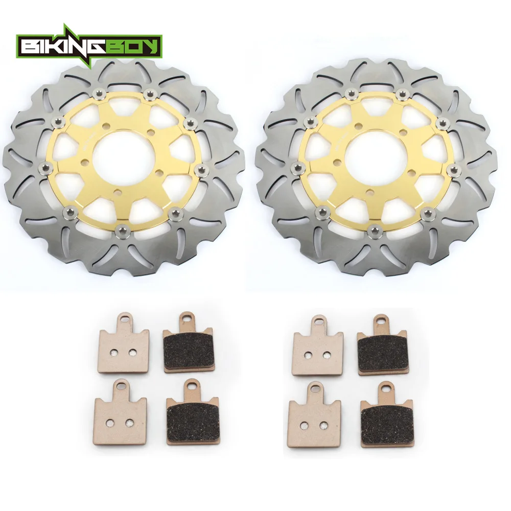Передние тормозные диски BIKINGBOY роторы + 4 комплекта колодок для GTR 1400 ZG мини ABS 08-22