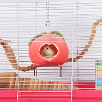hamster bed guinea pig house pet bed mouse house small animal winter warm rat hammock pet cage for hamster rodents accessories
