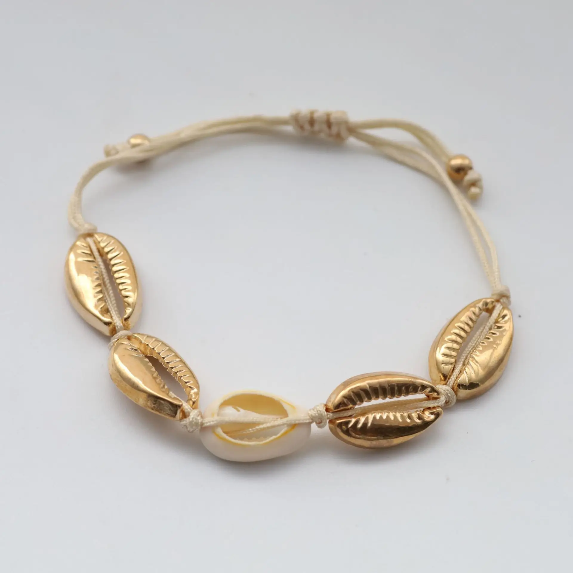 Богемные Puka Sea Shell Conch женские браслеты для щиколотки браслет на лодыжке ножная