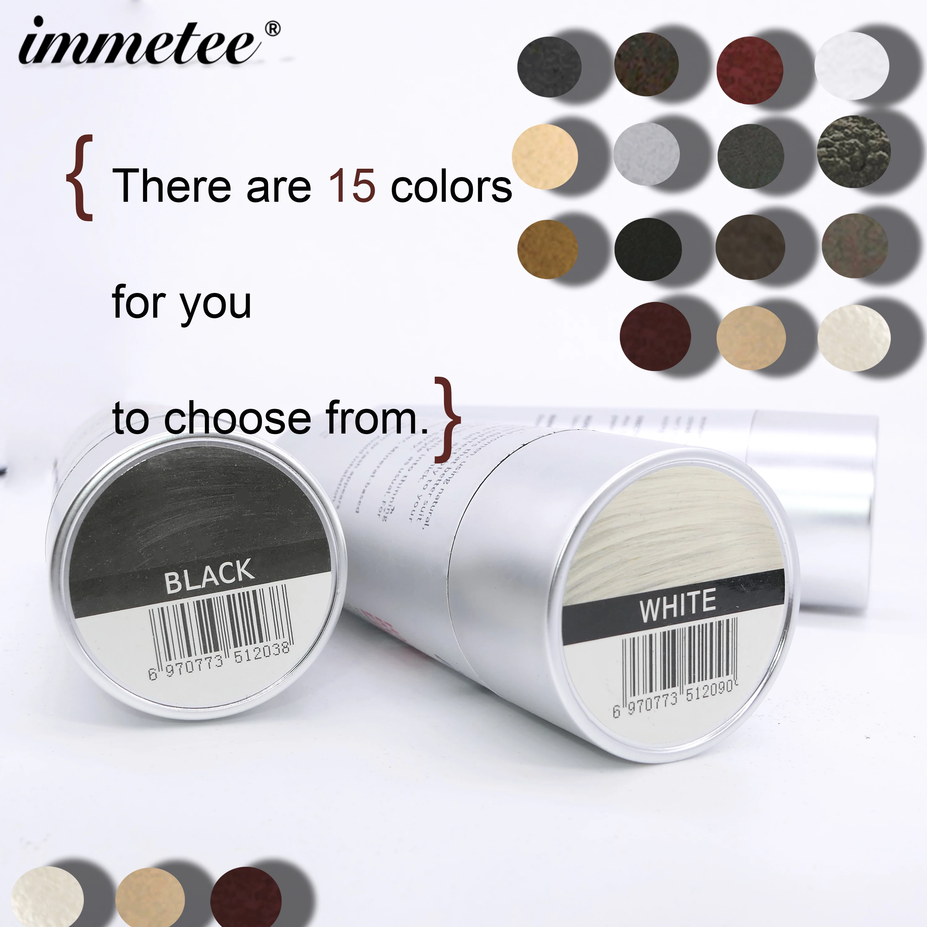 Волокна для наращивания волос 12 цветов используйте выпадения за 10 секунд чтобы