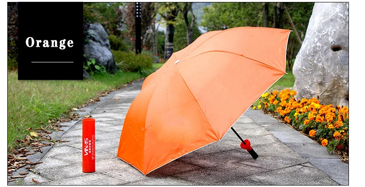 Orange Зонт в виде бутылки вина, креативный женский складной зонт от солнца и дождя, УФ мини-зонт для женщин и мужчин, подарки, Зонт от дождя, распродажа - Цвет: Orange