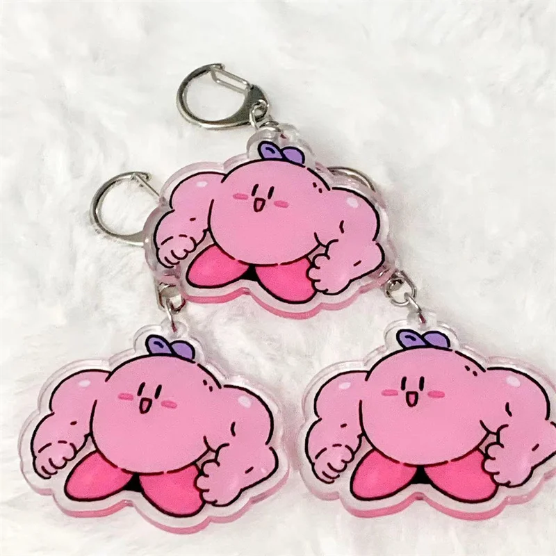 Новые экшн-фигурки аниме Kirby игрушки для детей модная акриловая подвеска