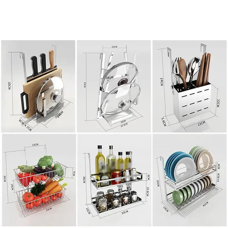 

Rangement Accessories Cosinha Almacenamiento Sink Organizer Stainless Steel Mutfak Cocina Organizador Cozinha Kitchen Rack