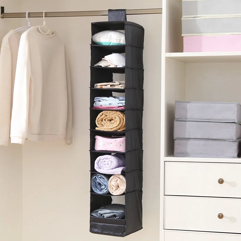 

10 Layers Shelf Closet Organizer Wardrobe Storage Cabinet Hanging Clothes Closet Home Storage Organizer Fabric Shoe Storage Rack