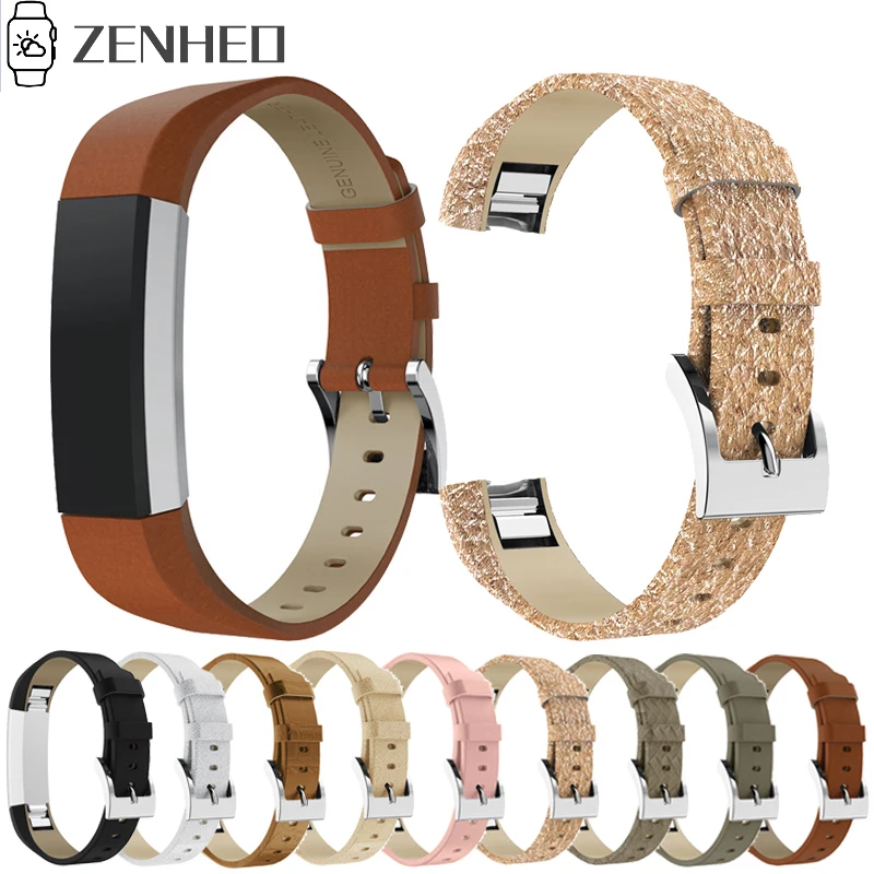 

Genuine Leather Watch Strap For Fitbit Alta HR / Alta Fitness Tracker Watchbands Replacement Bracelet Wrist Band