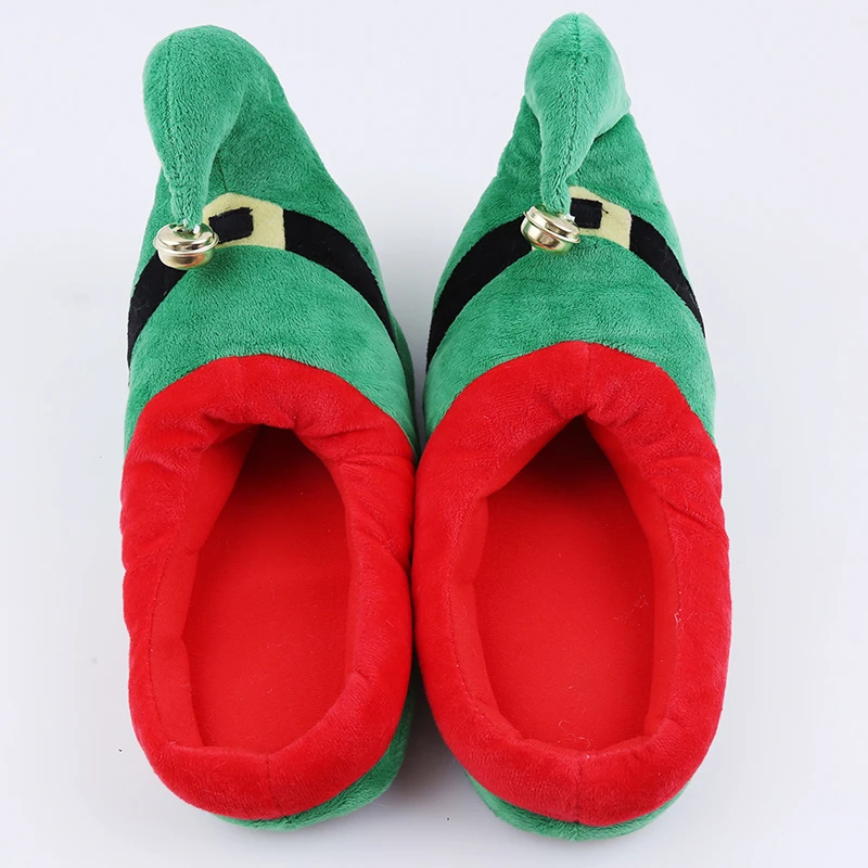 

2021 Christmas Slipper Couple Kids Family Warm Winter Slippers Comfortable Soft Thicken Lovely Home Slipper Indoor Festival Shoe