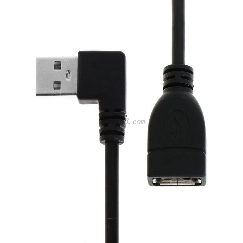 Удлинительные кабели USB 20 см Мама Тип A 2 0 под прямым углом 90 градусов папа