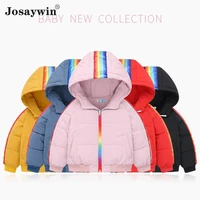 winter jacket for baby kid boys girls rainbow hooded parkas coat puffer jacket warm winter jacket girls coats childrens jackets