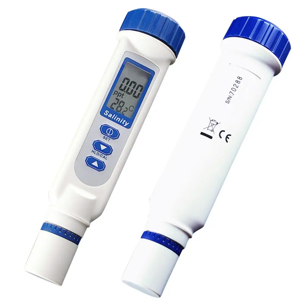 

Pen Type Salinity Water Quality Tester ATC NaCl 0~70 ppt Water Quality Tester IP65 (OEM Packaging Available)