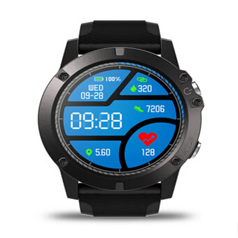 Zeblaze VIBE 3 PRO Смарт-часы монитор сердечного ритма фитнес-трекер Браслет подарок модные многофункциональные спортивные умные часы - Цвет: Черный
