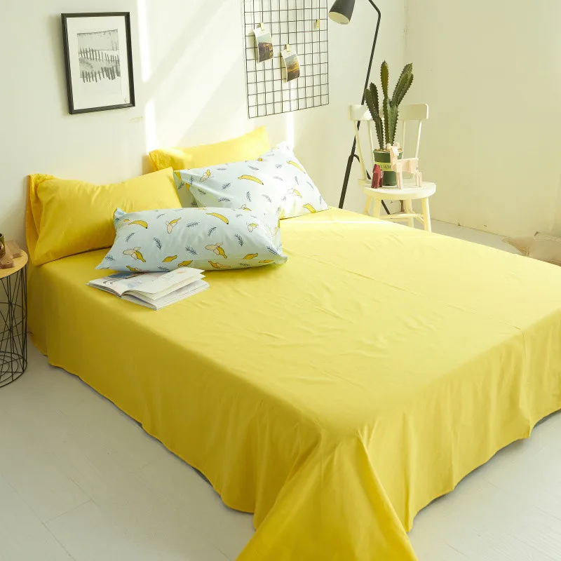 Желтый комплект пододеяльников из 100% хлопка с рисунком банана пододеяльник