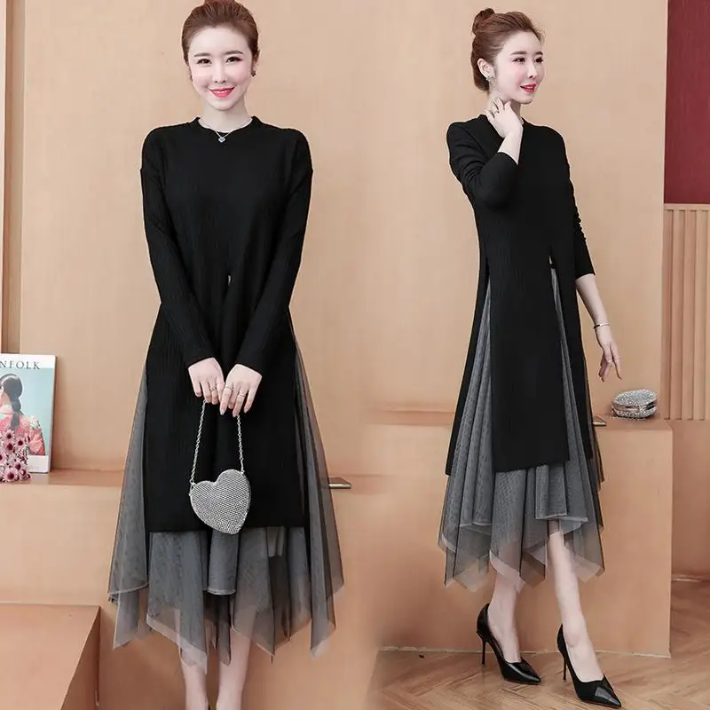 4XL 5XL Женский комплект из двух предметов большого размера весна 2020 повседневный