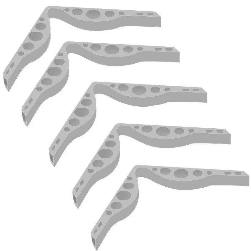 

1/5/15PCS Reusable Fog Free Mask Accessory Masks Prevent Eyeglasses From Fogging Mask Nose Bridge Holder Bracket Silicone Pad
