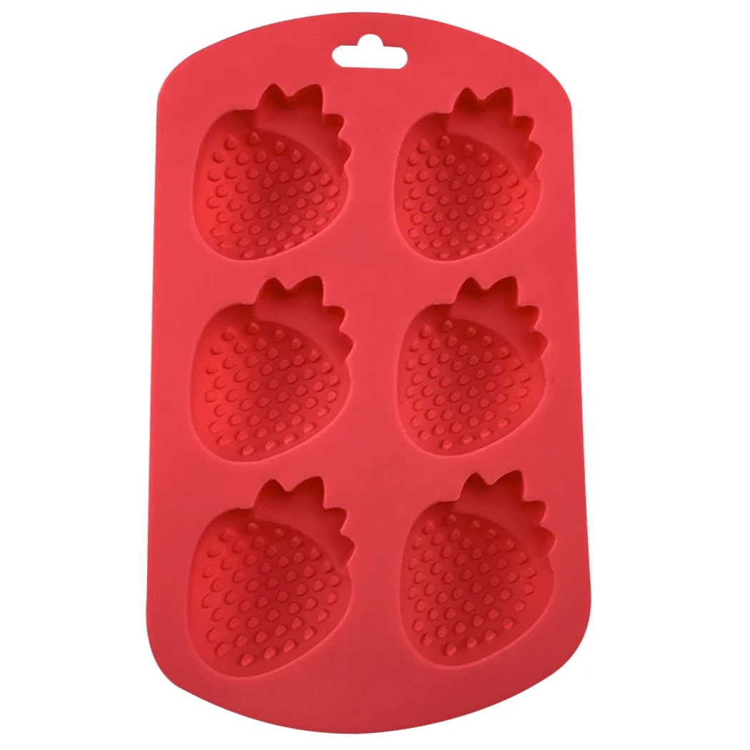 6 полостей фрукты формы силиконовые Арбуз Лимон клубника ананас &quotсделай сам&quot