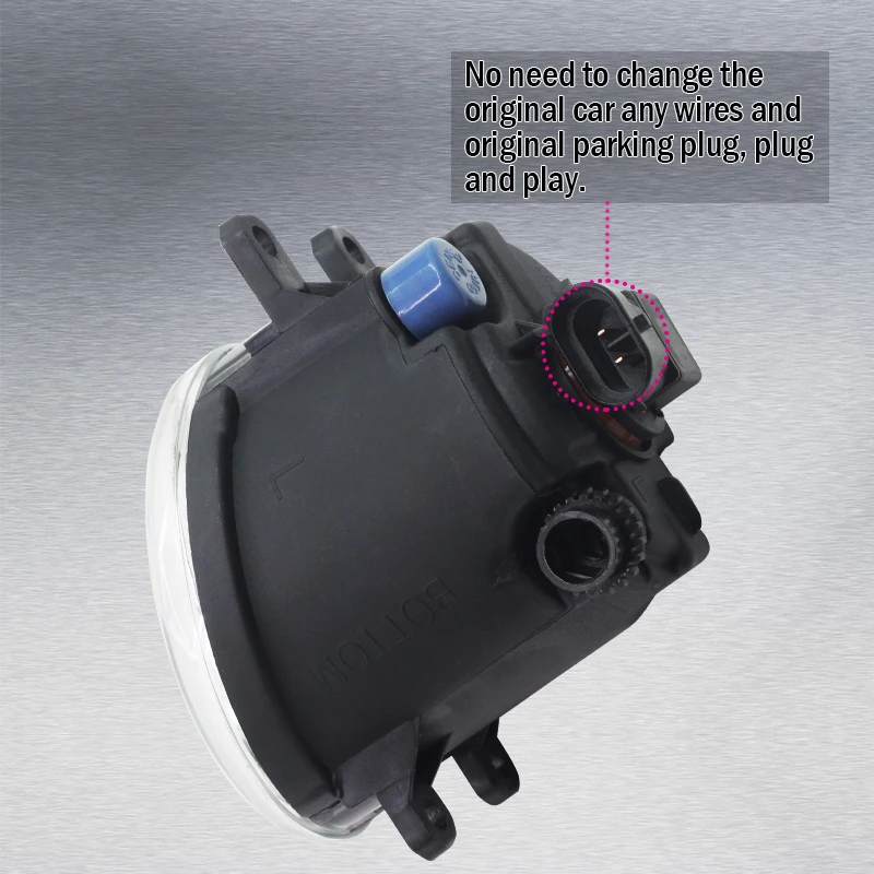 Cawanerl 2 Pieces Car Accessories LED Fog Light 4000LM White 6000K Daytime Running Lamp DRL 12V For Scion tC 2011 2012 2013 | Автомобили и