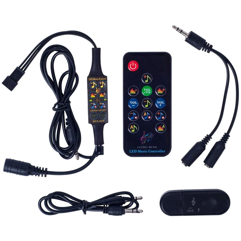 WS2812B WS2811 1903 3 Pin Светодиодная лента/матрица панель Bluetooth Музыка Мечта Цвет CSY07