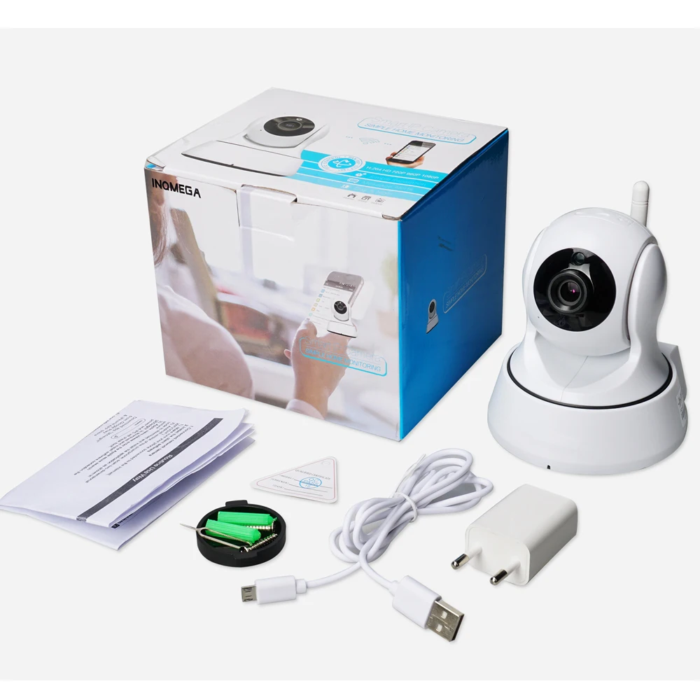 IP-камера видеонаблюдения HD 1080P 2 МП ночное видение | Безопасность и защита