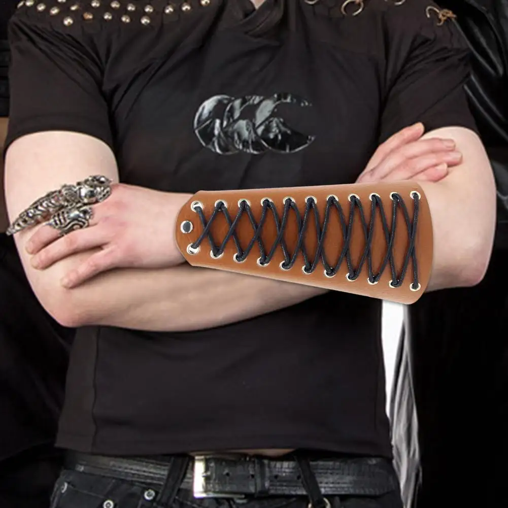 Браслет из искусственной кожи в стиле панк | Спорт и развлечения