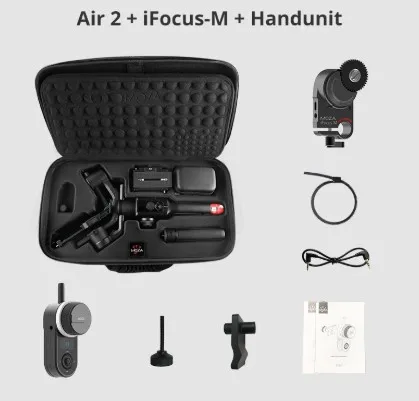 Handunit MOZA Air 2 3-х позиционный ручной карданный подвес стабилизатор OLED Дисплей Смарт покадровой объектив Управление Системы для однообъективных цифровых зеркальных фотокамер и записывающих беззеркальных - Комплект: Handunit