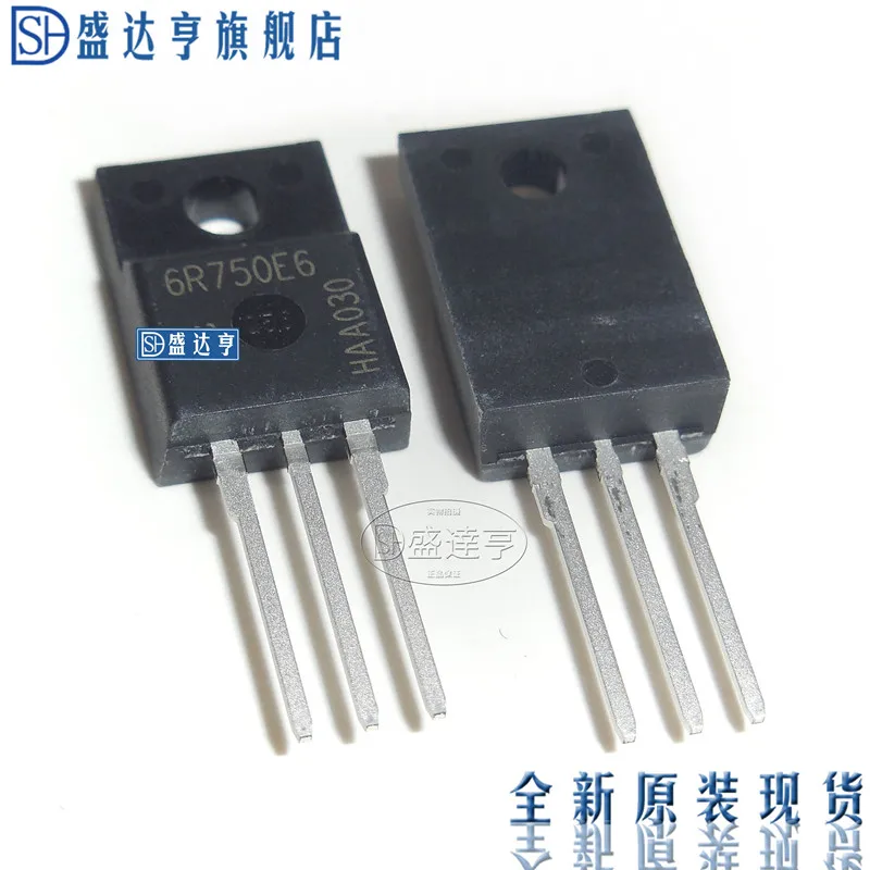 10 шт./лот IPA60R750E6 6R750E6 5.7A 650V TO220F DIP MOSFET транзистор | Электронные компоненты и