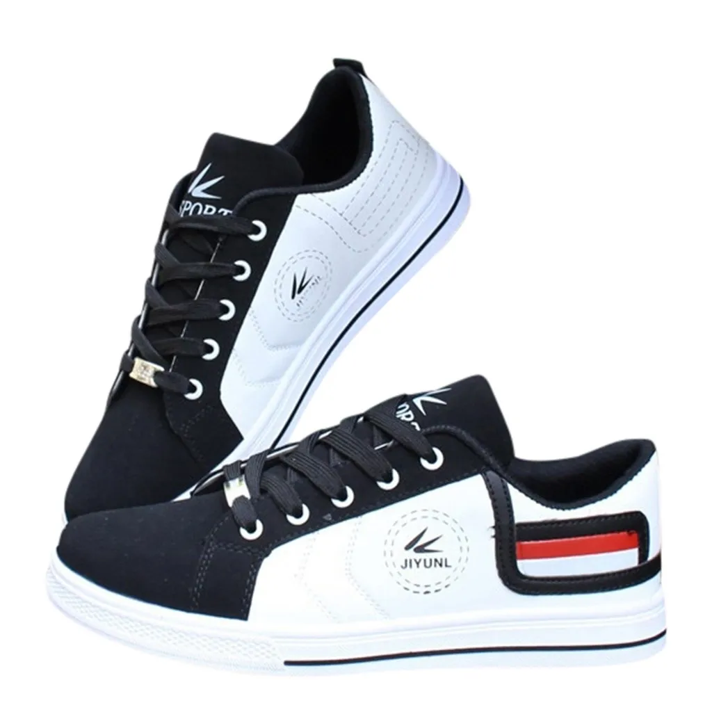 

Fashion Outdoor Casual Men Sports Shoes Chil Sneakers Solid Shoes Fashionable Youth PU Basic School Shoes tenis masculino adult
