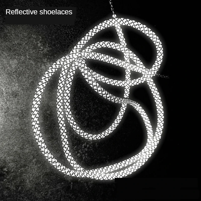 

Круглые светоотражающие шнурки для кроссовок, спортивная обувь, шнурки, флуоресцентные шнурки для кроссовок, шнурки для ботинок