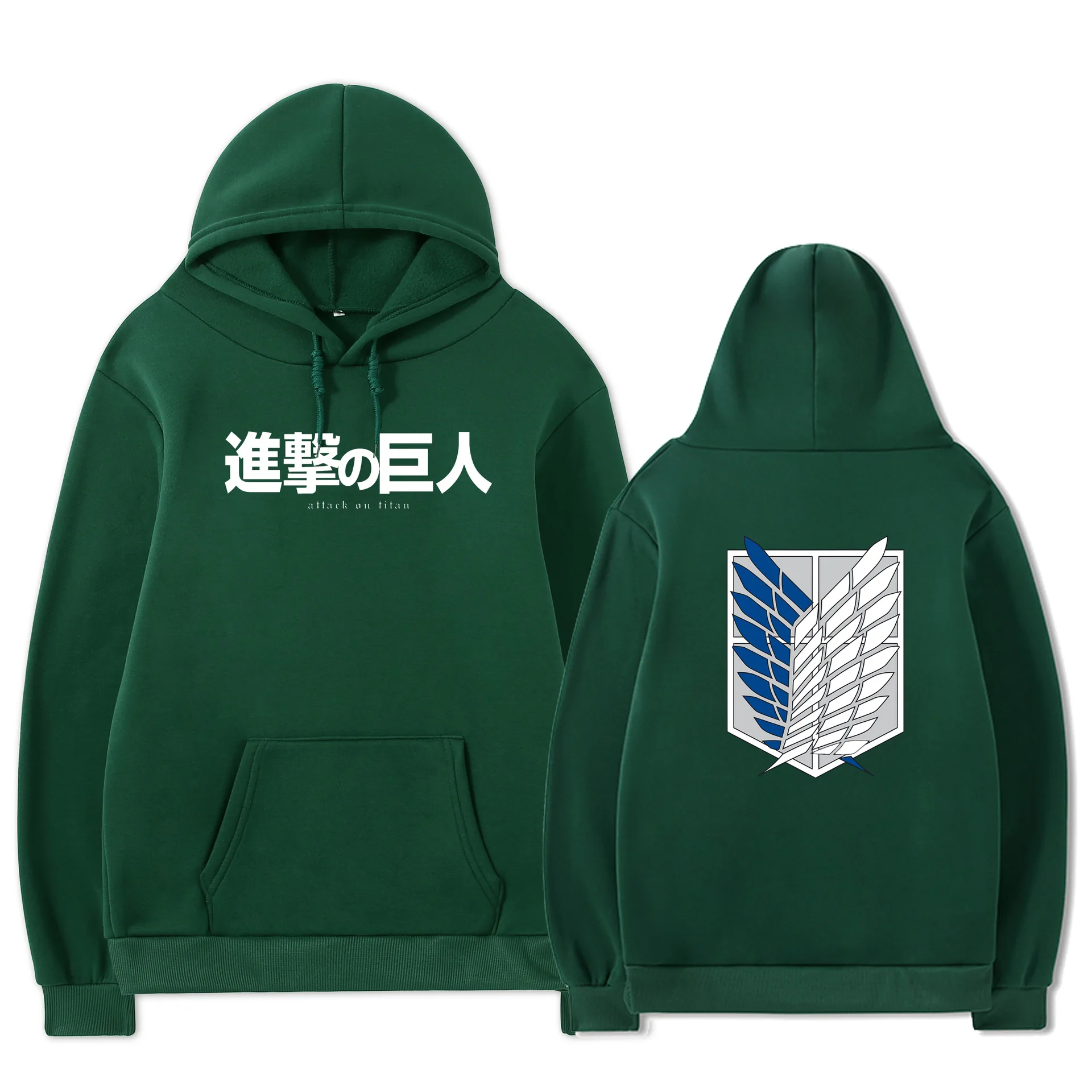 

Anime Attack on Titan Investigation Corps Mikasa Allen Cosplay Hoodie Winter Sweatshirt Oversize Sport Outfit for Women Man Boy