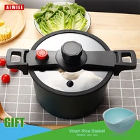 aiwill micro pressure cooker kitchen pressure pot of large capacity boiler multi functional household fast stew soup pot burning
