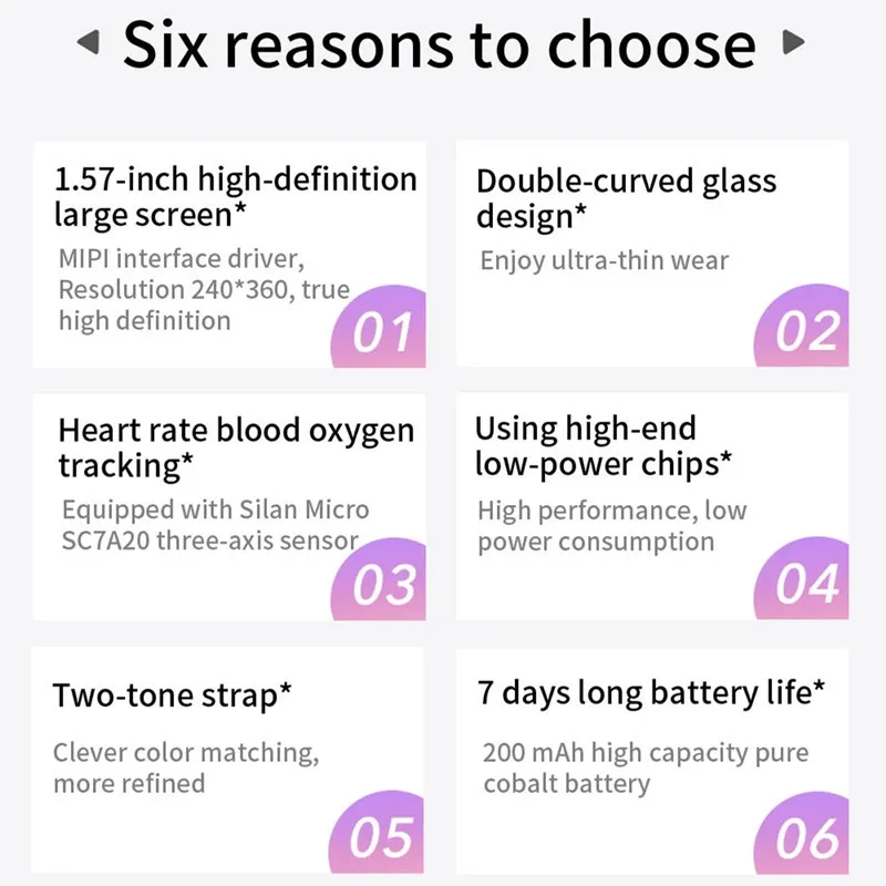 

H76 Smart Watch Fashion Women Blood Pressure Heart Rate Monitor IP68 Waterproof Men Pedometer Sport Bracelet Fitness Tracker