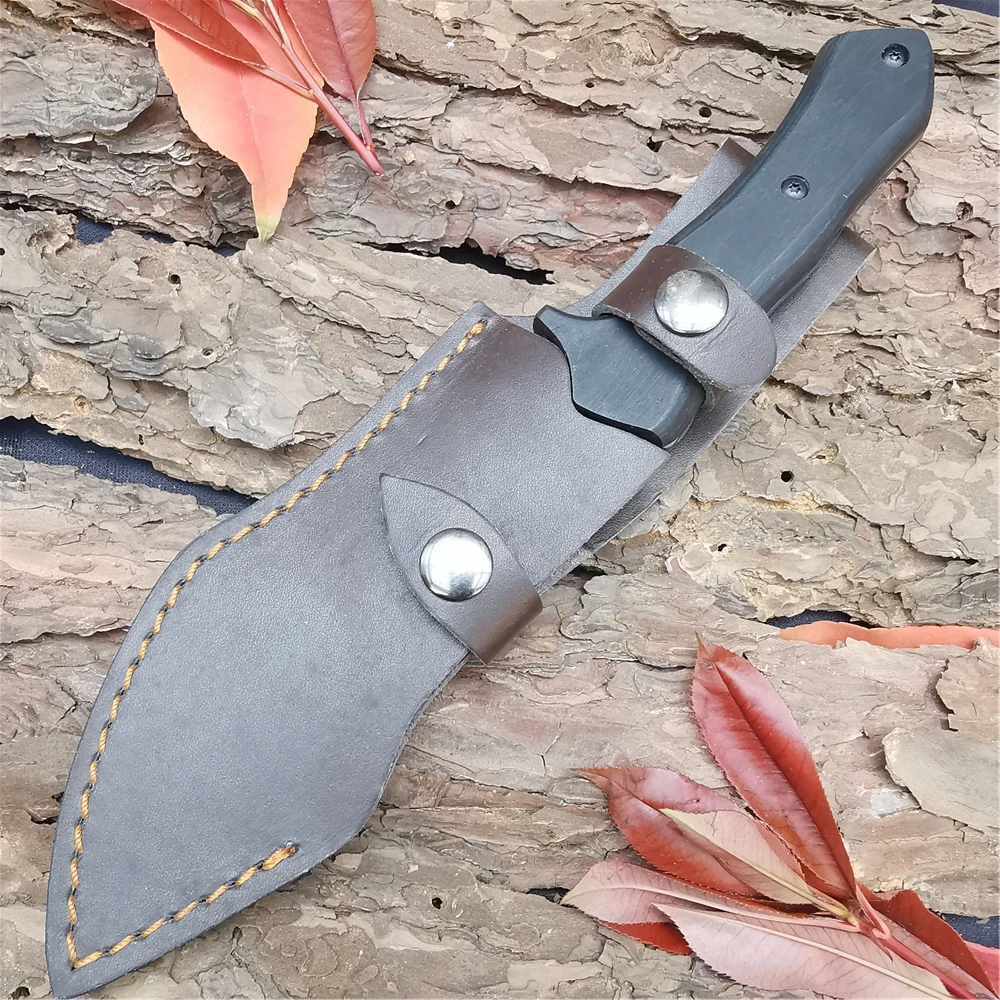 Outdoor Tactical Camping Hunting Survival Pocket Fixed Blade Knife Wood Handle 8cr13mov Combat EDC Straight Knives Utility | Инструменты