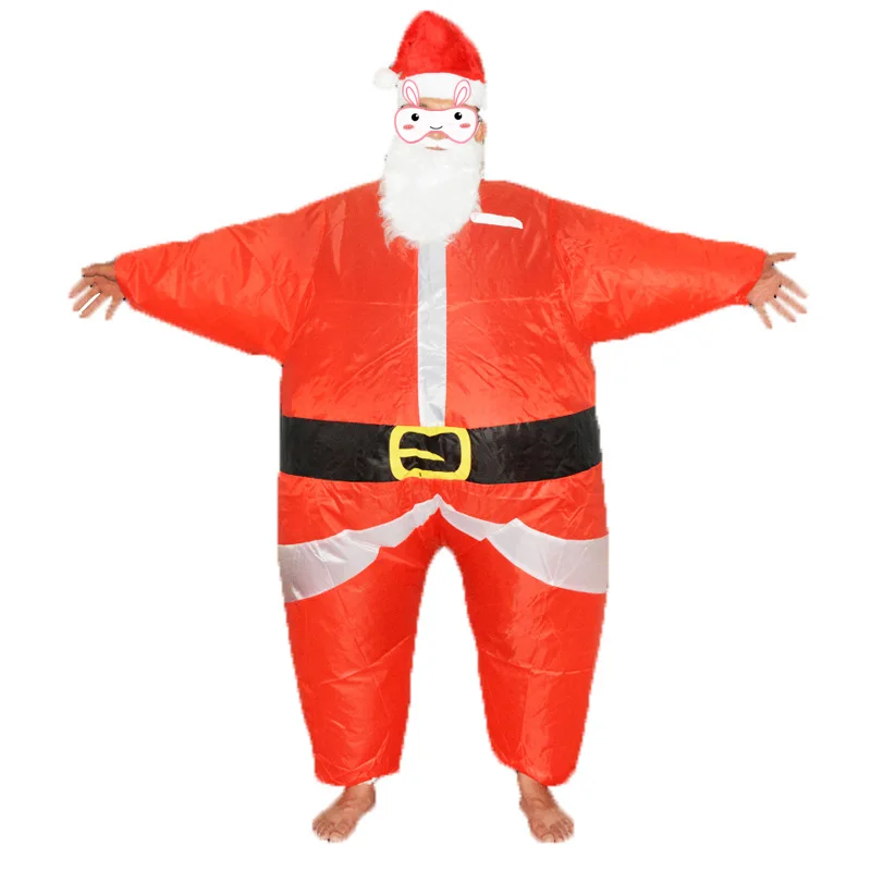 

Inflatable Toys Santa Claus Father Christmas Dress Red Costume Air Suit for Adult Inflatable Carnival Party Dress Toys m