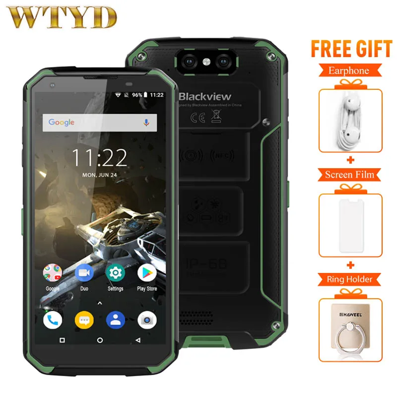Blackview BV9500 Plus смартфон с 5 7 дюймовым дисплеем восьмиядерным процессором ОЗУ 4 Гб