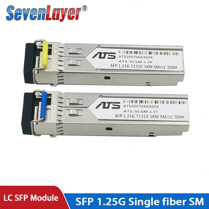 SFP модуль 1 25G LC BiDi 1310nm/1550nm WDM переключатель приемопередатчика с переключателем