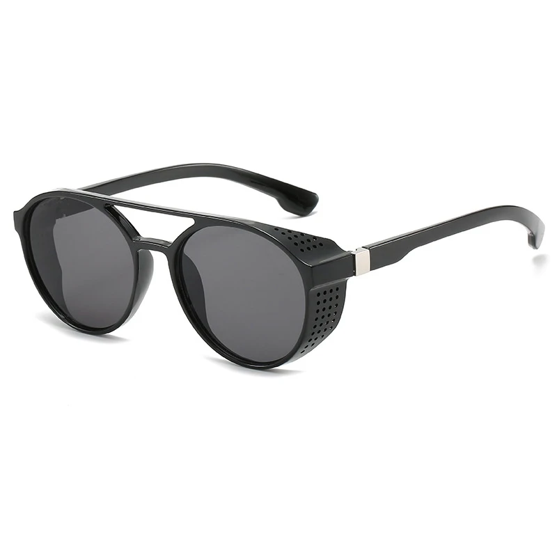 

Steampunk Sunglasses For Men Brand Design Fashion Retro Trend Male Beach Car Driving Fishing Travel UV400 Sun Glasses Eyewear