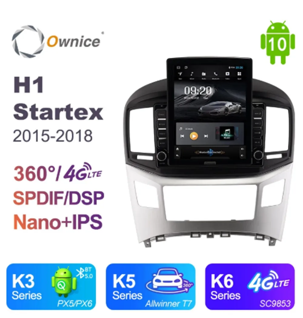 

Ownice Android 10,0 для Hyundai H1 Starex 2015- 2018 автомобильное радио, автомобильное мультимедийное видео, аудио, GPS плеер, головное устройство 4G LTE вертикальн...