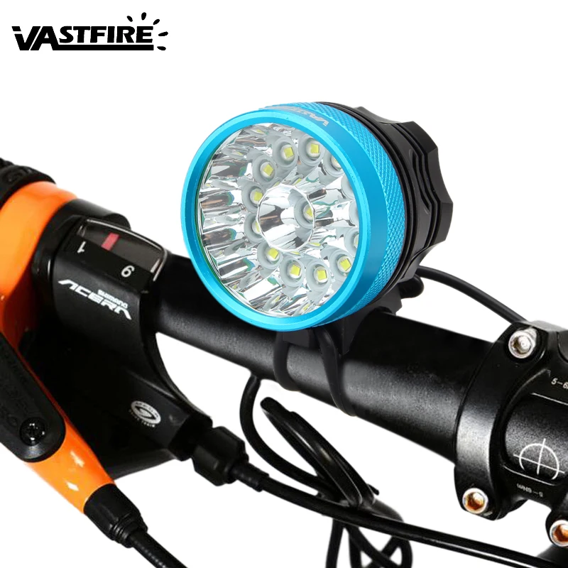 Rechargeale 30000LM 14x XM-L T6 светодиодный велосипедный светильник s головной светильник фонарь+ 6*18650 батарея+ повязка на голову