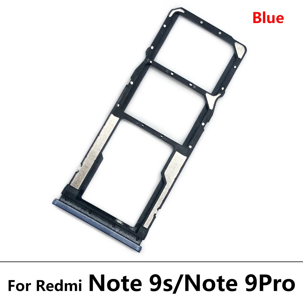 Держатель слота для SIM-карты 2 шт. аксессуары Xiaomi Redmi Note 9 держатель лотка Sim-карты Pro