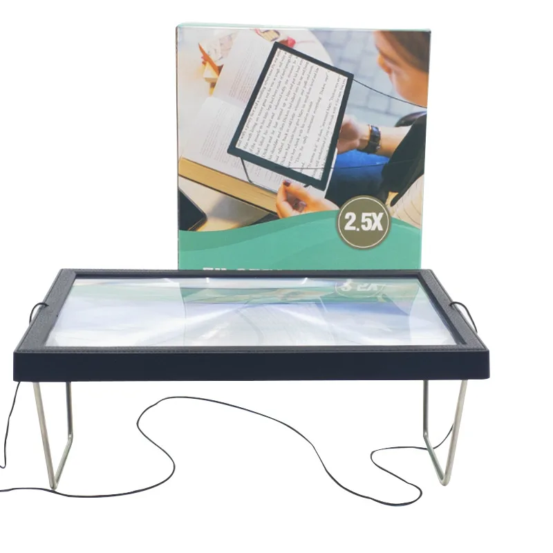 

New Desktop Desktop Magnifying Glass 2.5X Folding Shrink Mobile Phone Office Lazy Hanging HD Reading