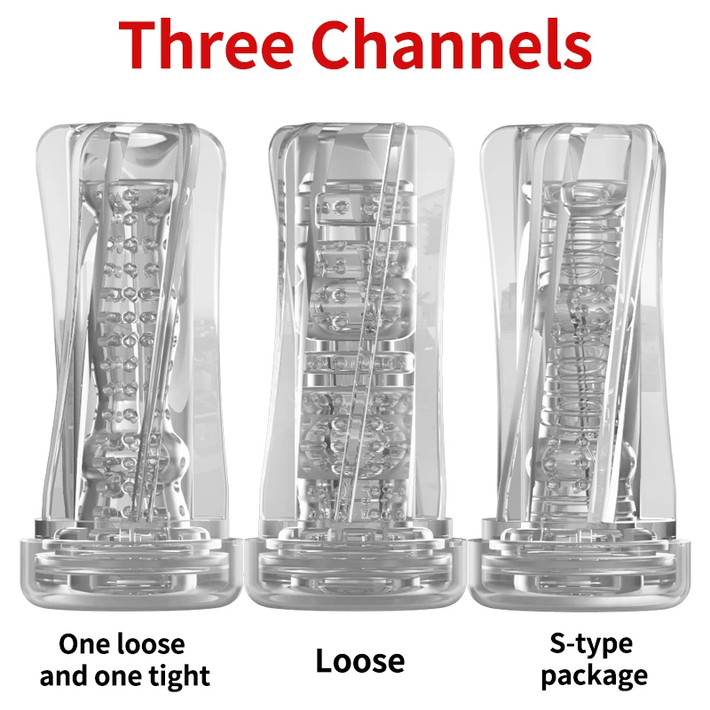 Мужская чашка для мастурбации секс-игрушки Вибрация прозрачная Вагина