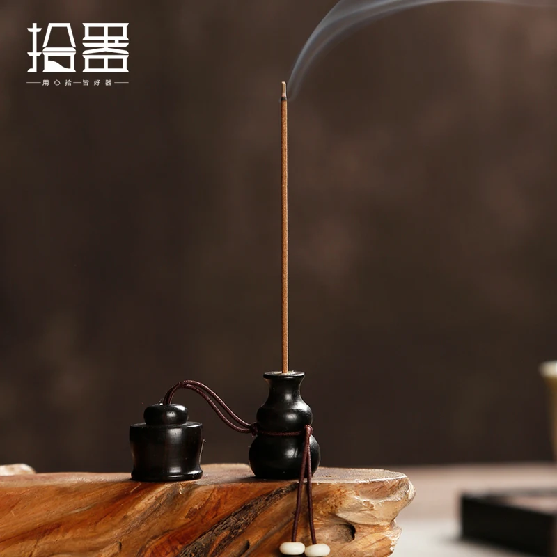 Бамбуковая бочка для благовоний портативная двухцелевая Подключаемая коробка