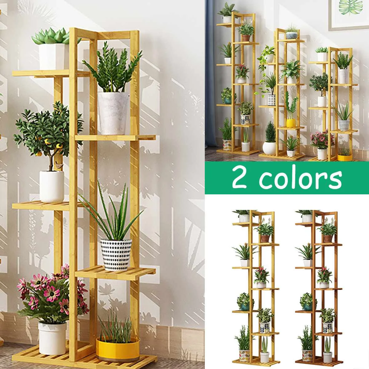 

5/6/7Layers Flower Stand Rack Storage Shelf Iron Plant Holder Home Garden Flower Pot Organizer Living Room Balcony Storage Rack