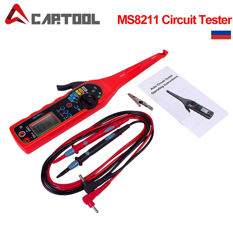 Авто Мощность электрической цепи тестер MS8211 0 380V Автомобильный мультиметр с