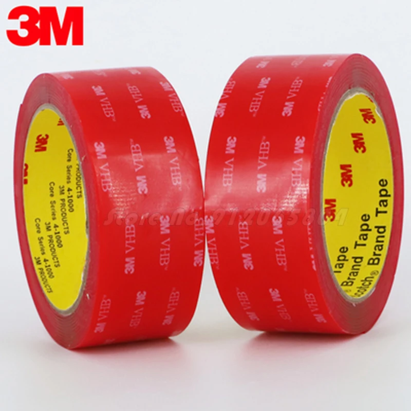 

3M 4910 high temperature transparent Double Sided Tape Clear VHB Acrylic Foam Tape 1.0MM Thick For Car /office/Home decoratron