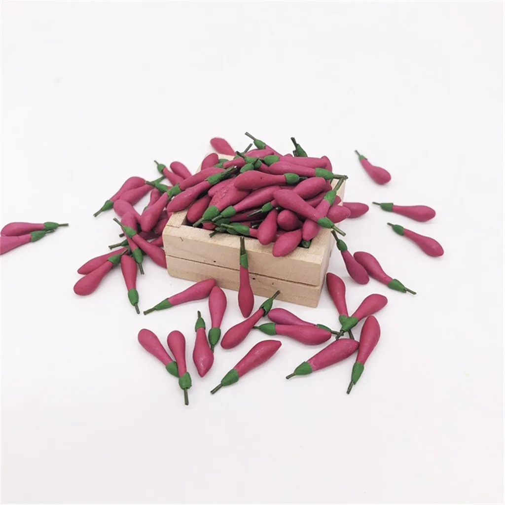 1:12 Кукольный домик миниатюрные овощные баклажаны кухня столовая модель игровые