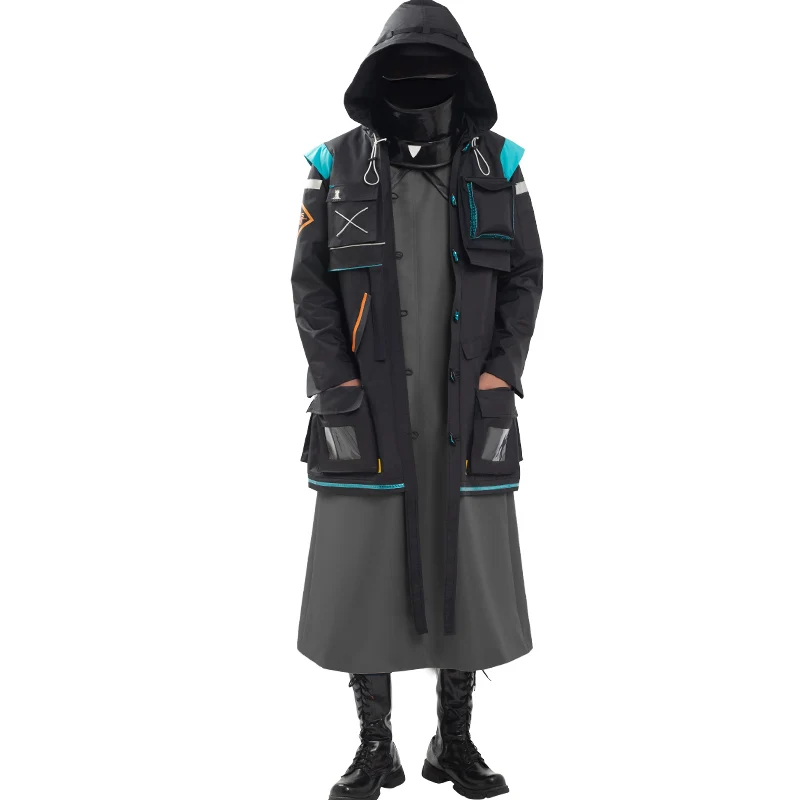 

Anime! Arknights Doctor RHODES ISLAND Battle Suit Fashion Cool Uniform Cosplay Costume Halloween Party Outfit For Men Free Ship